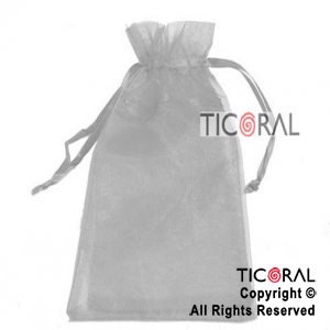 BOLSA PLATA ORGANZA 24X19.5CM HS2629-14 x 1